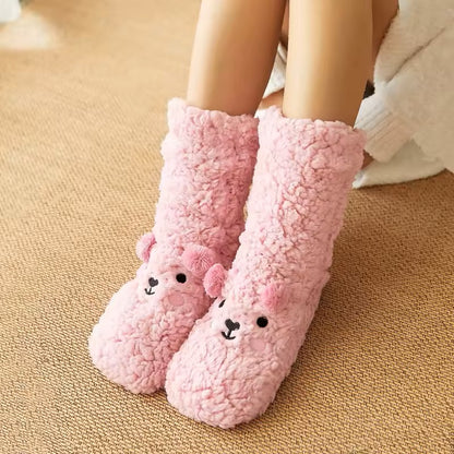 Soxxy™ Fuzzy Bear socks